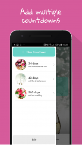 اسکرین شات 8 برنامه Wedding Countdown Widget