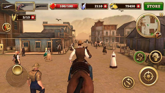 اسکرین شات 2 بازی west gunfighter