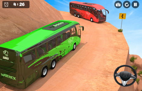 اسکرین شات بازی Mountain Driving Sim Bus Games 2
