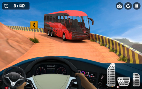اسکرین شات بازی Mountain Driving Sim Bus Games 1