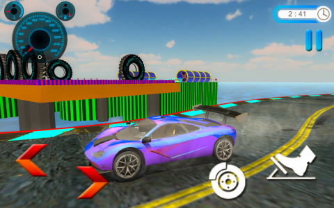 اسکرین شات 4 بازی Vertical Ramp Extreme Car Jump