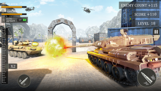 اسکرین شات بازی War Games 3D-Tank Game Offline 5