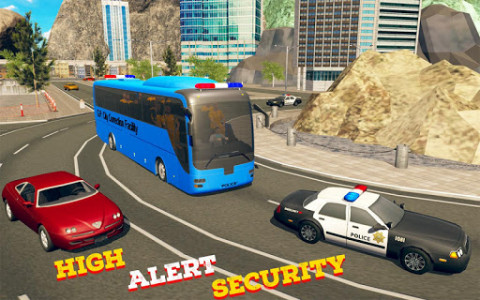 اسکرین شات بازی Police City Coach Bus Simulator 2019 1