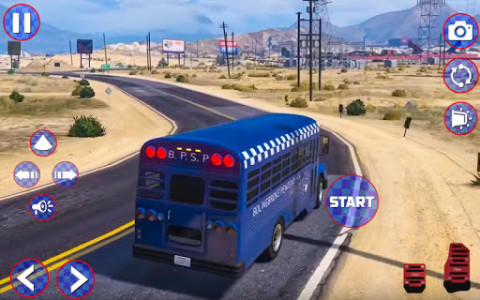 اسکرین شات بازی Police City Coach Bus Simulator 2019 4
