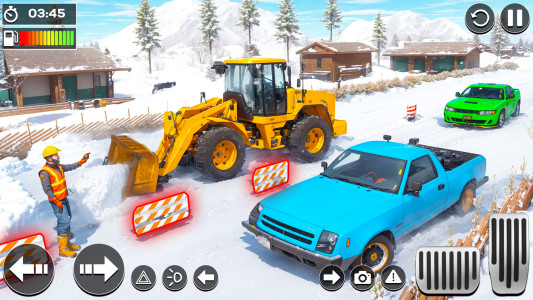 اسکرین شات 3 بازی Snow Blower Truck Driver Sim