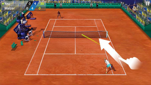 اسکرین شات 3 بازی 3D Tennis