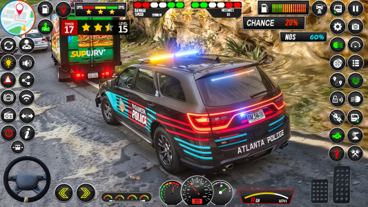 اسکرین شات 3 بازی US Police Car Driving Game 3D