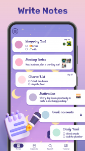 اسکرین شات برنامه My Color Note Notepad 1