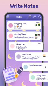 اسکرین شات برنامه My Color Note Notepad 1