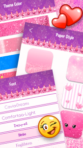 اسکرین شات برنامه Pink Glitter Secret Diary 6