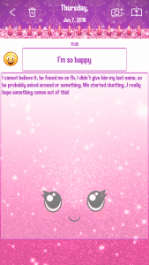 اسکرین شات برنامه Pink Glitter Secret Diary 5