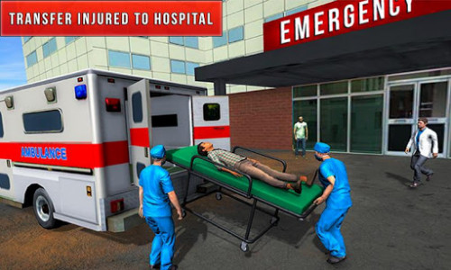 اسکرین شات بازی Flying City Ambulance Simulator 2019 3