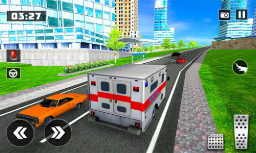اسکرین شات بازی Flying City Ambulance Simulator 2019 5