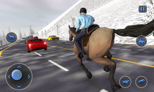 اسکرین شات بازی Mounted Horse Cop Chase Arrest 3