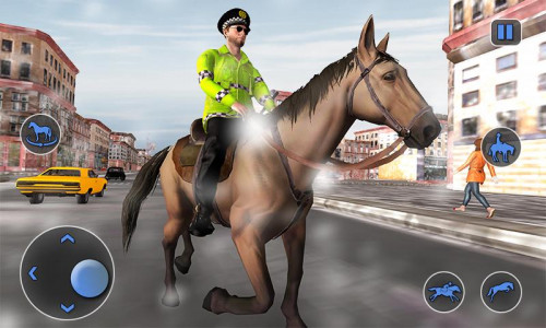 اسکرین شات بازی Mounted Horse Cop Chase Arrest 2