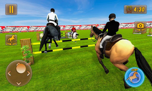 اسکرین شات بازی Mounted Horse Show 3D Game: Horse Jumping 2019 6