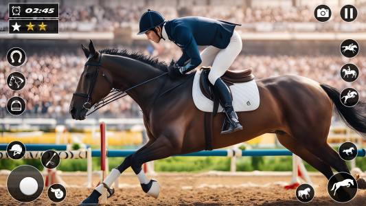 اسکرین شات 1 بازی Horse Racing Jump: Horse Games