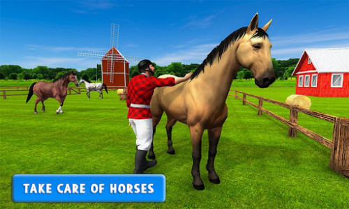 اسکرین شات بازی Mounted Horse Show 3D Game: Horse Jumping 2019 1