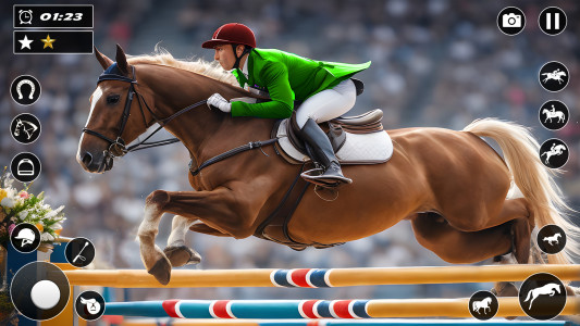 اسکرین شات 2 بازی Horse Racing Jump: Horse Games