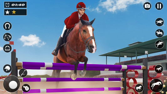 اسکرین شات 4 بازی Horse Racing Jump: Horse Games