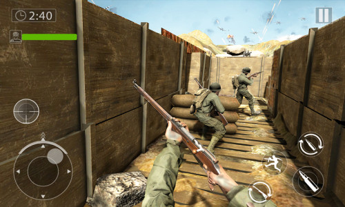 اسکرین شات 2 بازی D-Day World War 2 Army Games