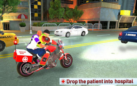 اسکرین شات بازی Bike Rescue Driver Ambulance Game 5