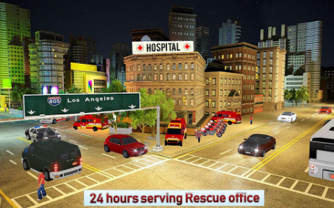 اسکرین شات بازی Bike Rescue Driver Ambulance Game 6