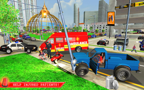 اسکرین شات بازی Ambulance Rescue Driver Simulator 2K18 🚑 5