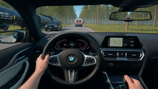 اسکرین شات 3 بازی Car Driving Simulator Game