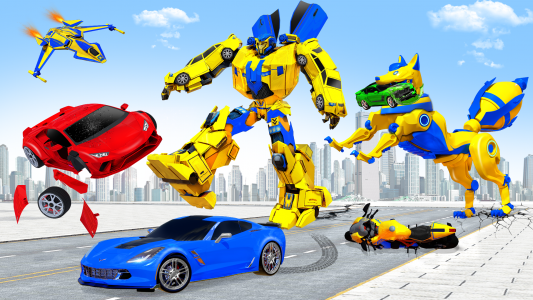 اسکرین شات برنامه Fox Robot Transform Bike Game 7