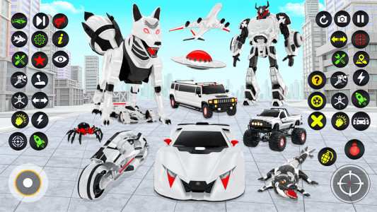 اسکرین شات برنامه Fox Robot Transform Bike Game 1