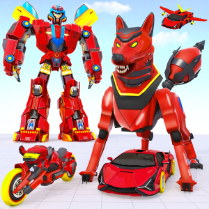 اسکرین شات برنامه Fox Robot Transform Bike Game 1