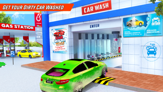 اسکرین شات 2 برنامه Petrol Gas Station: Car Games