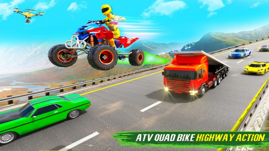 اسکرین شات برنامه ATV Quad Bike Traffic Racing 1