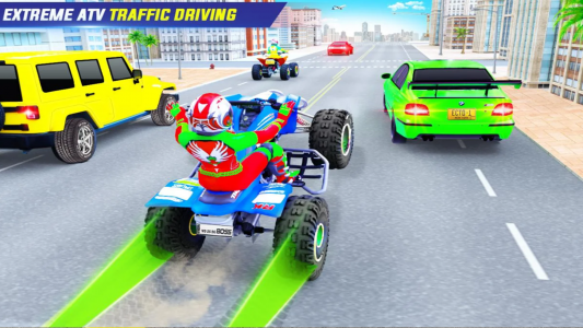 اسکرین شات برنامه ATV Quad Bike Traffic Racing 4