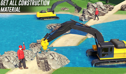اسکرین شات برنامه River Sand Excavator Simulator: Crane Game 7