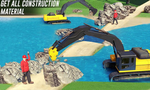 اسکرین شات برنامه River Sand Excavator Simulator: Crane Game 3