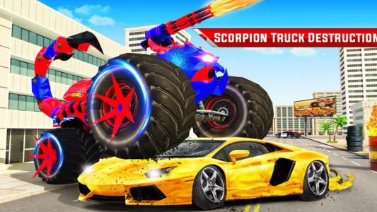 اسکرین شات برنامه Scorpion Robot Truck Transform 3