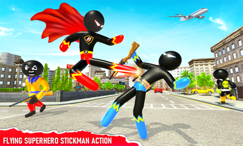 اسکرین شات برنامه Stickman Speed Hero Superhero 1
