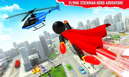 اسکرین شات برنامه Stickman Speed Hero Superhero 4