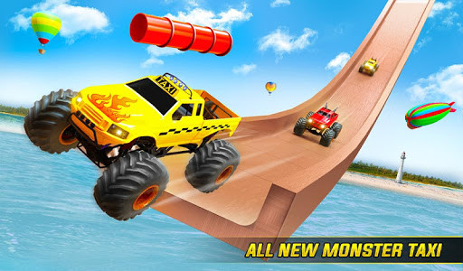 اسکرین شات برنامه Taxi Car Mega Ramp Stunt: GT Car Racing Stunt Game 8