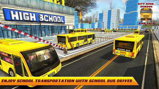 اسکرین شات بازی City High School Bus 2018: Driving Simulator PRO 5