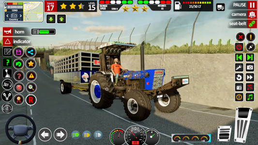 اسکرین شات 4 بازی US Tractor Farming Games 3d