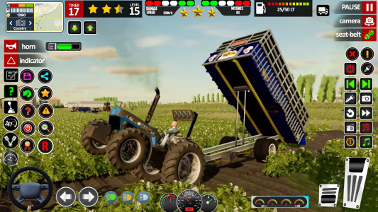 اسکرین شات 2 بازی US Tractor Farming Games 3d