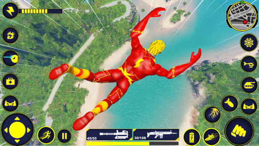 اسکرین شات 4 برنامه Speed Hero: Superhero Games