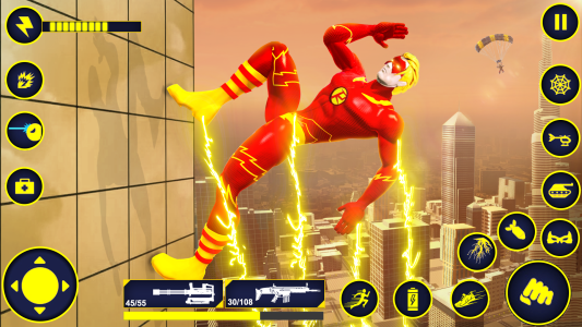 اسکرین شات 2 برنامه Speed Hero: Superhero Games