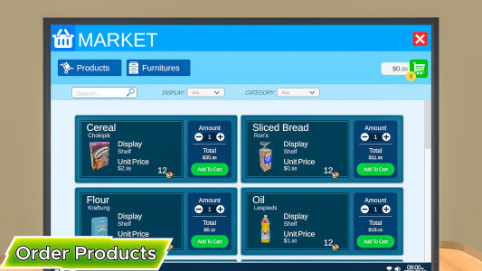 اسکرین شات 4 بازی Supermarket Store Game 3D