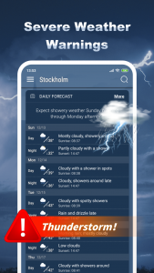 اسکرین شات برنامه Weather Live - Widgets & Radar 4