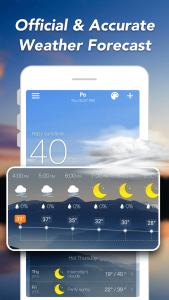 اسکرین شات 2 برنامه Weather Forecast: Live Weather