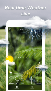 اسکرین شات 1 برنامه Weather Forecast: Live Weather